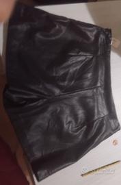 Gonna pantaloncini Eco Pelle