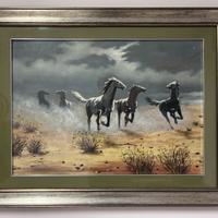 Quadro "Cavalli al Galoppo" – Salvatore Solima