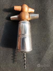 cavatappi in legno e Argento 800