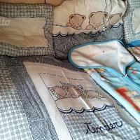 Paracolpi lettino e coperte