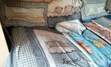 Paracolpi lettino e coperte