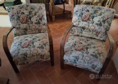 Coppia poltrone Art Deco'