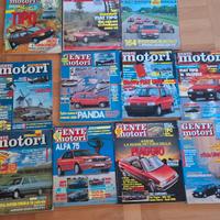 Riviste di auto Gente Motori anni '80