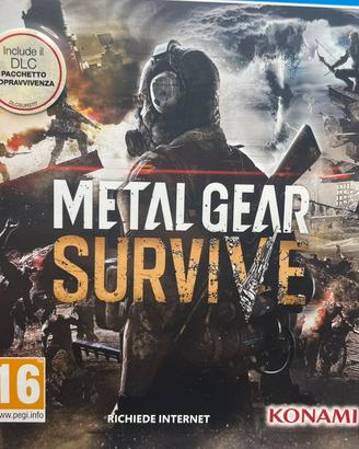 Gioco ps4 Metal Gear Survive