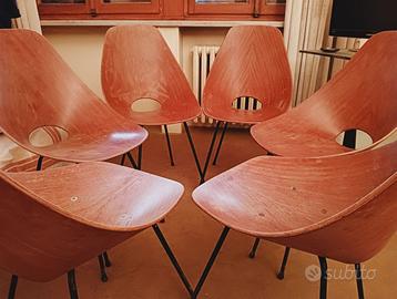 6 Sedie Medea - F.lli Tagliabue e Vittorio Nobili