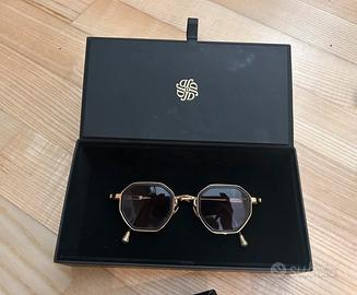 Occhiale da sole John Dalia in oro rosa