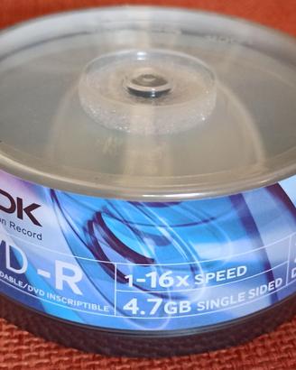 Campana 25 DVD -R Vergini TDK