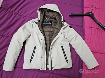 Giubbotto parka da donna bianco marca Canadian tag