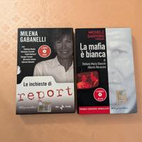 Libri e DVD di Santoro e Gabanelli Report