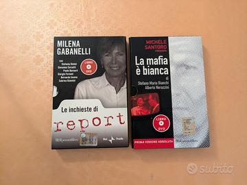 Libri e DVD di Santoro e Gabanelli Report