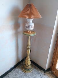 paralume in porcellana con alzatina 
