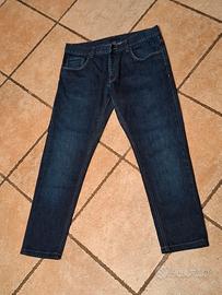 pantaloni jeans blu scuro skinny stretch Prada 31