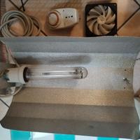 Grow lamp 400 watt, timer, trasformatore e ventole