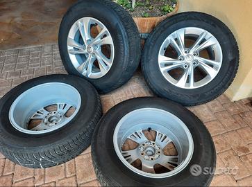 Gomme pneumatici + cerchi invernali usati poco