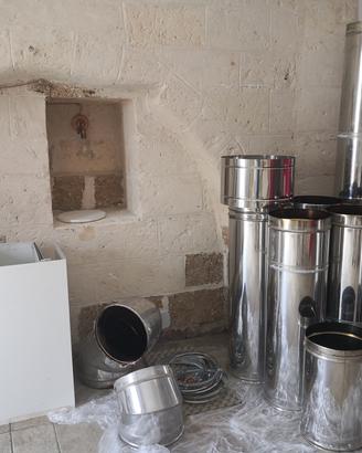 Canna fumaria acciaio inox