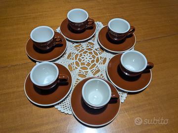 Set 6 Tazzine Espresso ACF Vintage - Porcellana Du