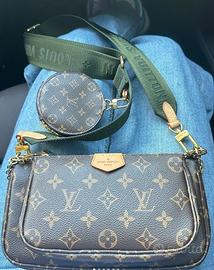 Louis Vuitton Felicie LV5 in 1 marsupio verde