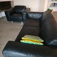 divano e poltrona in pelle perfetti