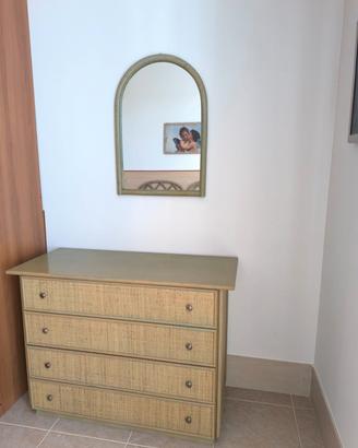 camera da letto in vimini