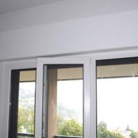 porta in alluminio con cassonetto