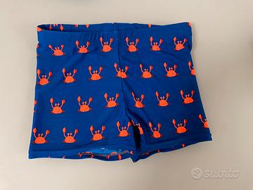 Costume boxer baby bambino Crabes azzurro