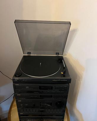 STEREO piastra lettore LP, RADIO, AMPLIFICATORE