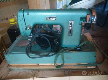 Macchina da cucire Wunder in metallo.