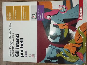 Libro di italiano Gli istanti più belli (usato)