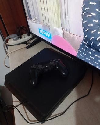 playstation4 slim 1000 giga un jostick e giochi 