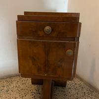 Comodino vintage anni '40 - stile Art Déco