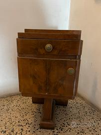 Comodino vintage anni '40 - stile Art Déco