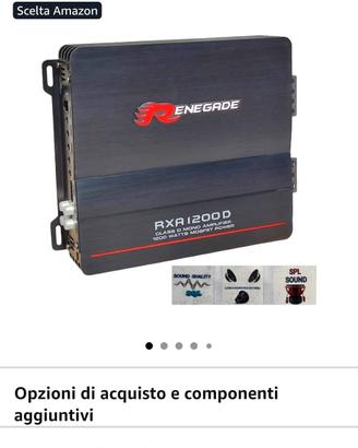 subwoofer e amplificatore