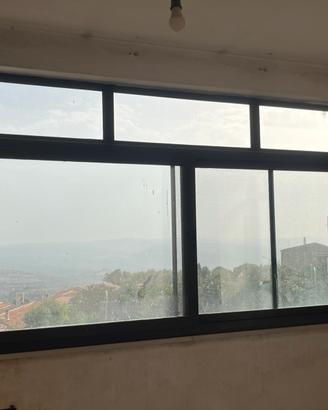 Finestra scorrevole in alluminio 3,30x1,66