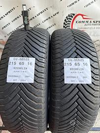 2 PNEUMATICI 215/65 R16 MICHELIN INVERNALI 75%