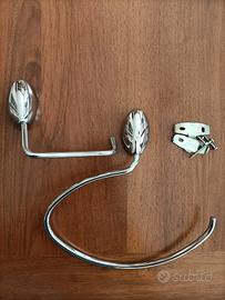 porta asciugamano e porta carta igienica 