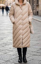 Piumino Lungo Vintage Moncler Originale, Anni 2000