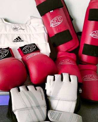 kit paracolpi karate ragazzo/a 10-12 anni