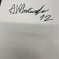 Autografo Kimi Antonelli - Mercedes F1