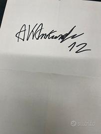 Autografo Kimi Antonelli - Mercedes F1