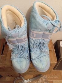 Doposci " Moon Boot "  azzurri
