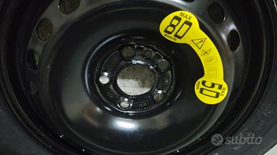 Ruota  ruotino di scorta  fiat 500x  jeep renegade