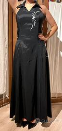 vestito lungo elegante nero