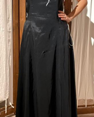 vestito lungo elegante nero