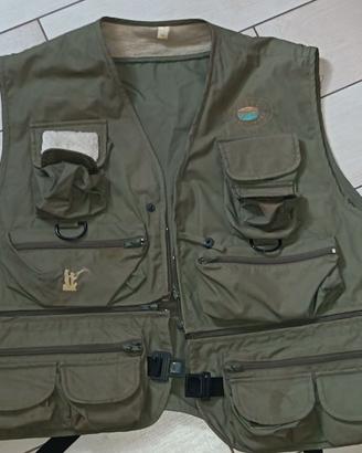 Gilet Pesca Sportiva Taglia XL Possibilità di acco