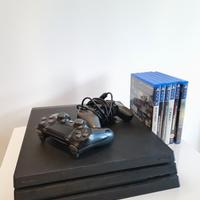 PS4 Pro con giochi , 2 controller e ventole