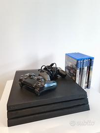 PS4 Pro con giochi , 2 controller e ventole