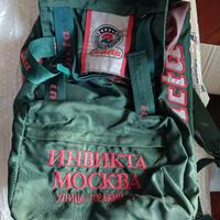 ZAINO INVICTA ANNI 90, MODELLO MOCKBA, ROSSO/VERDE