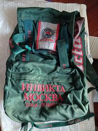 ZAINO INVICTA ANNI 90, MODELLO MOCKBA, ROSSO/VERDE