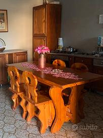Tavolo e 4 sedie