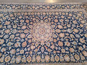 Tappeto Kashan Blu